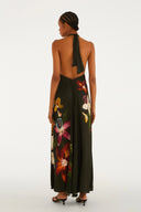Enterizo Maxi Orquideas Preto