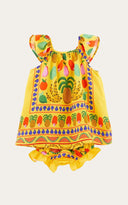 Vestido Bebe Lenco Frutaria Mini