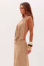 Vestido Evangeline Khaki Fendi