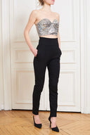 Corset Embroidered Shine