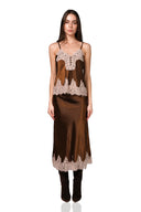 Falda Bias Brown