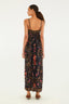 Vestido Floral Belle Black Multi