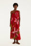 Vestido Floral Orquidea Red