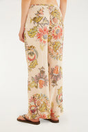 Pantalon Floral Raiana Peach
