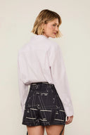 Short Geo Laser Black