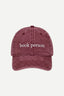 Gorro Book Person Burgundy