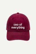 Gorro Ceo Of Everything Burgundy