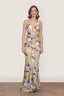 Vestido Jasmine Gold-Blue