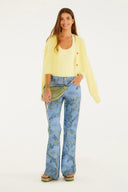 Pantalon Jeans Paisagem Azul