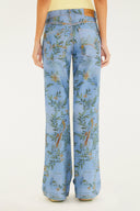 Pantalon Jeans Paisagem Azul
