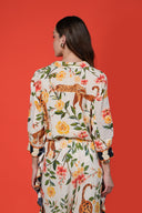 Blusa Jungle Cheetah Off White