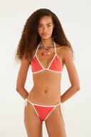 Bikini Lacinho Liso Red Velvet