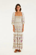 Vestido Lastex Poesia White