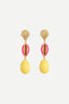 Aretes Shells Party Yellow