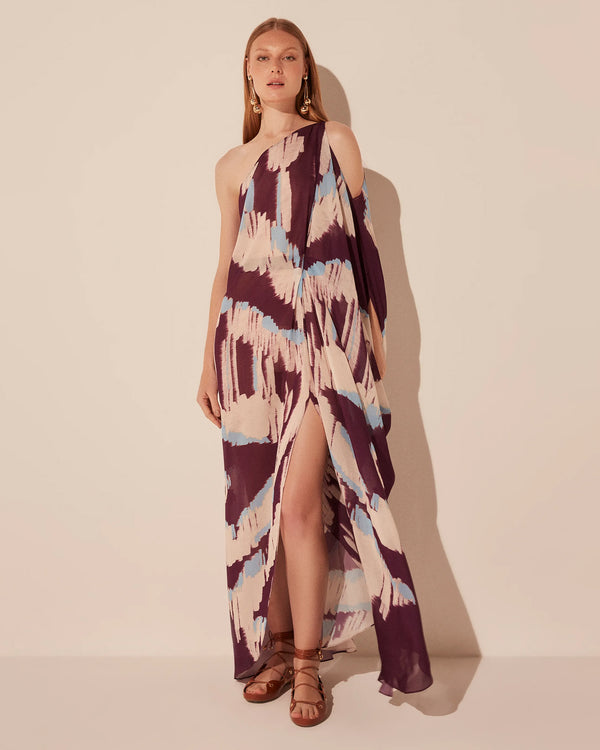 Vestido Longa Ikat Localizado