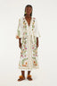 Vestido Long Floresta Off White
