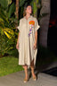 Vestido Long Flower Sand Orange