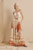 Falda Longo Belem Mid Red