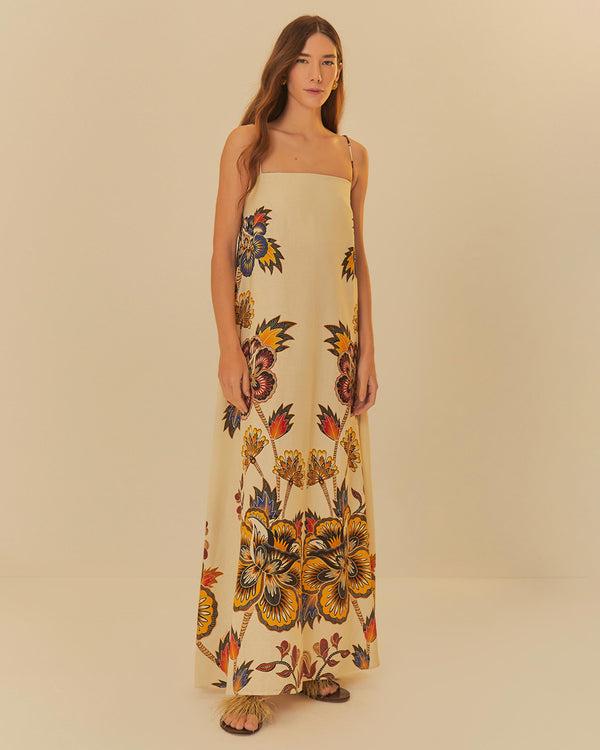 Vestido Longo Floral Bel