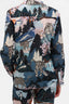 Blusa Long Sleeve Snow Leopard Blue