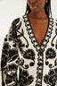 Chompa Loral Arabesque White Black