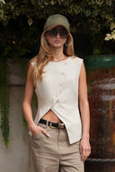 Chaleco Luise Taupe