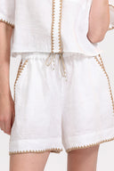 Short Mosaico Embroided