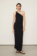 Vestido Malha Ombro Preto