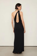 Vestido Malha Ombro Preto