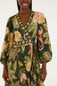 Vestido Manga Floral Delhi Green