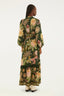 Vestido Manga Floral Delhi Green