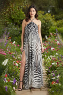Vestido Maras White Black