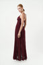Vestido Mireille Maroon