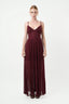 Vestido Mireille Maroon