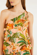 Top Ombro Canto Orange