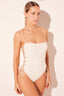 One Piece Ondas Lurex Off White
