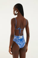One Piece Afeto Tropical Azul