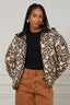 Padded Jacket with Collar and Cuff