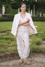 Pantalon Cargo White