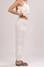 Pantalon Cargo White