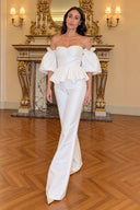 Pantalon Agata Ivory