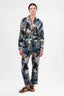 Pantalon Flower Snow Leopard Blue