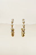 Aretes Pearls Hoop Classic