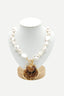Collar Pearls Shell White