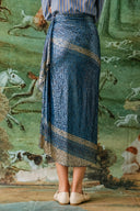 Falda Phoebe Blue Palm