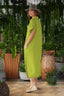 Vestido Knot Rizzi Lemon Green