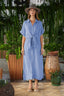 Vestido Knot Rizzi Light Blue