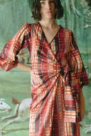 Vestido Poeta Rojo Guinda