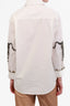 Blusa Poplin Snow Leopard White