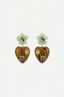 Aretes Raffle Brown